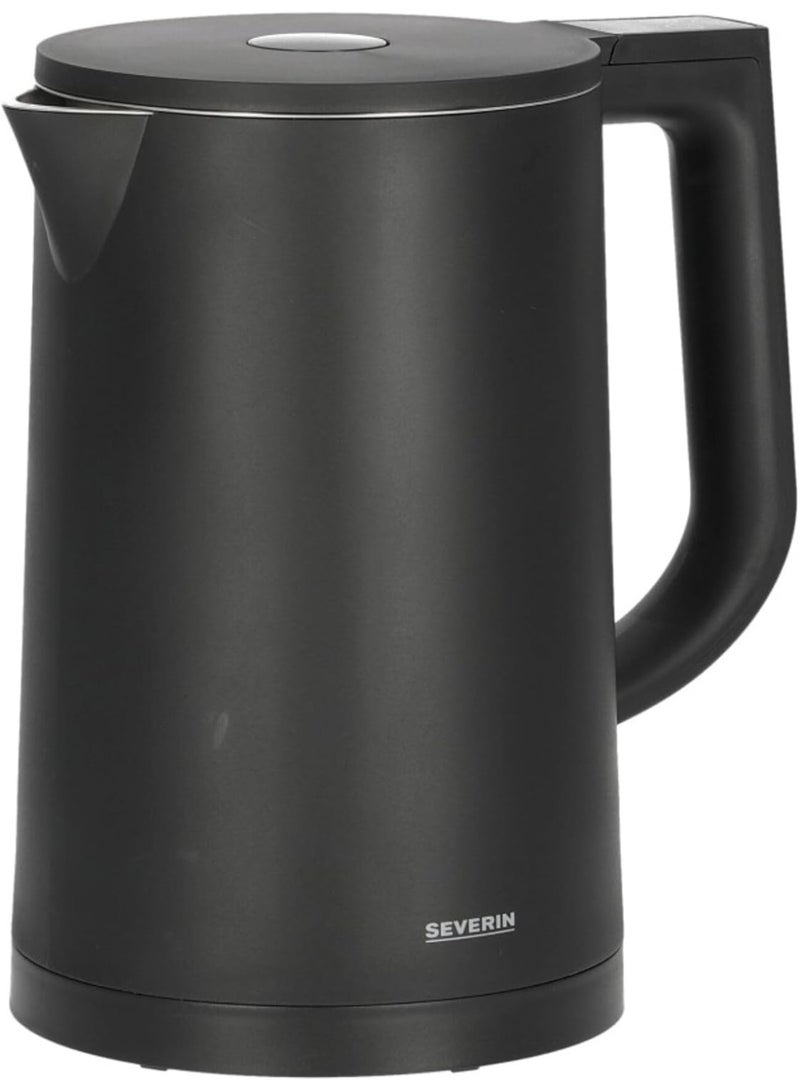 Severin WK 3483 electric kettle Indicator light Black Capacity: 1.7 L