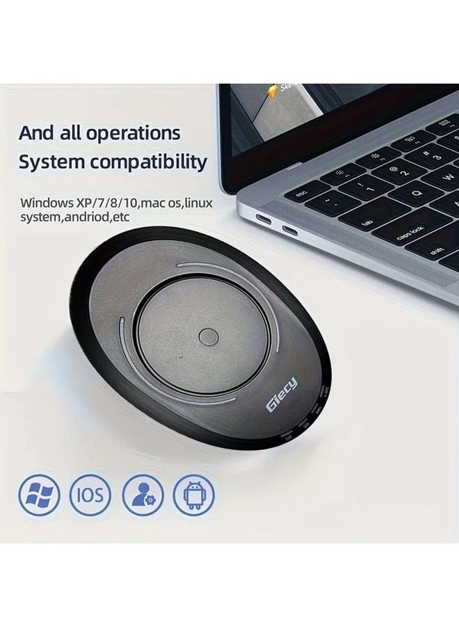 Black Mouse Shaker Automatic USB Mouse Mover Adjustable Timer Prevents Sleep For Home Office - Image 4