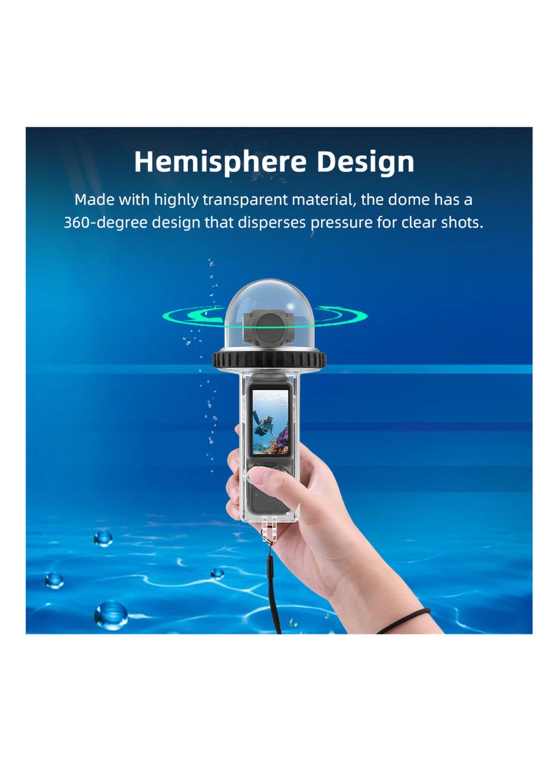 40M/131FT Waterproof Dive Case for DJI Osmo Pocket 3, Compatible Diving Protection Cover for DJI Pocket 3 Accessories, Ideal for Underwater Adventures - Image 4