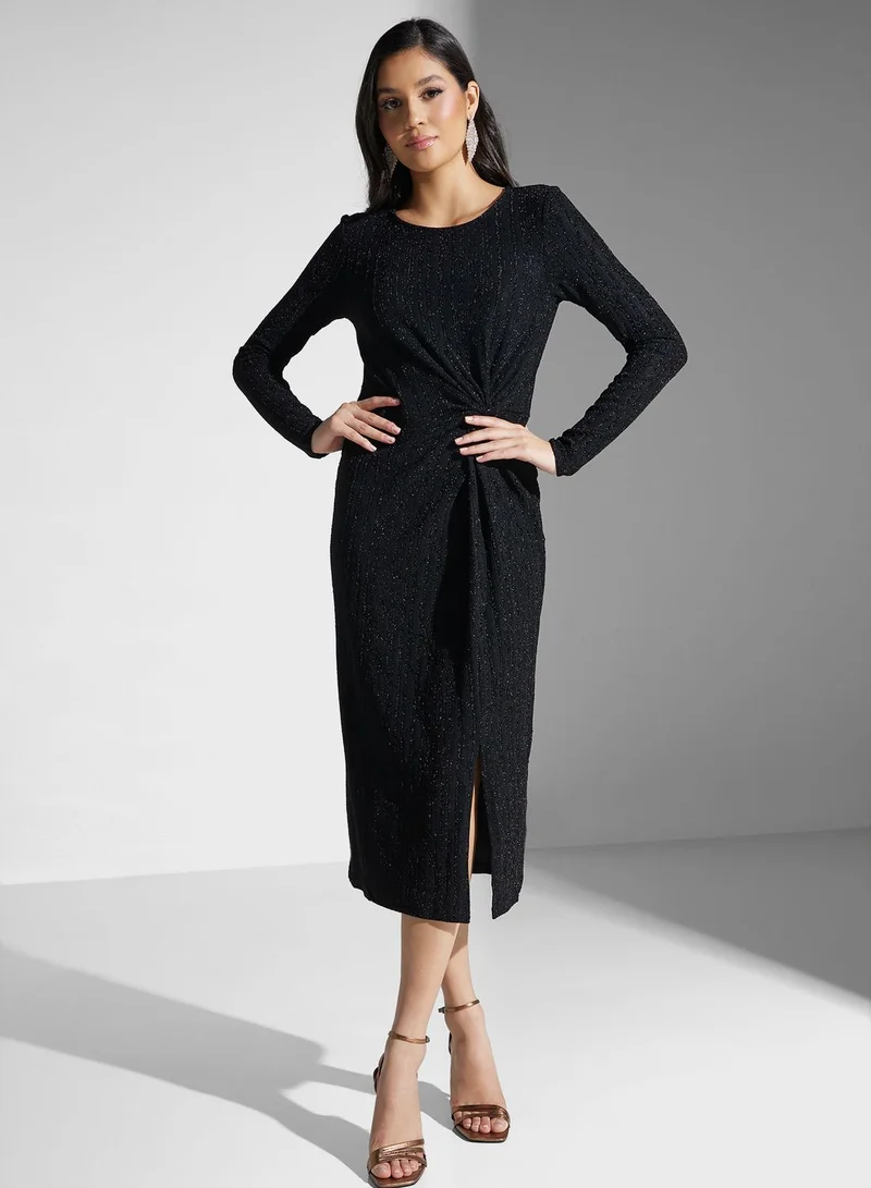 VERO MODA Slit Detail Printed Dress