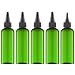 Tekson Hair Color Applicator Bottles 5 Pack Refillable Squeeze Bottle Empty Plastic Twist Top Cap Bottles 34 OZ Green - Image 2