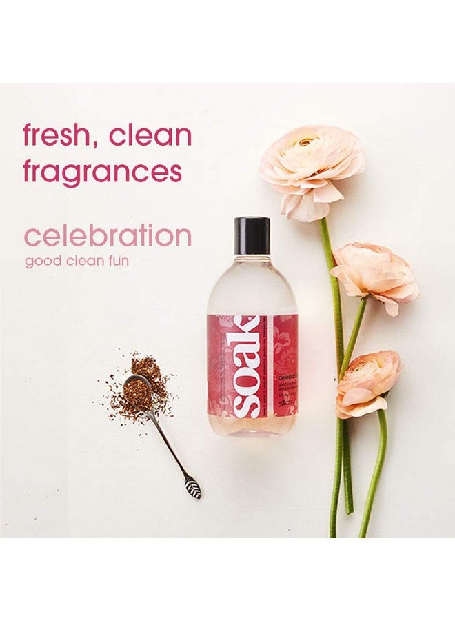 Soak Laundry Soap - No Rinse, Plant Derived Hand Wash Detergent - 375 ml / 12 fl. oz, 75+ Washes (Celebration) - Image 1