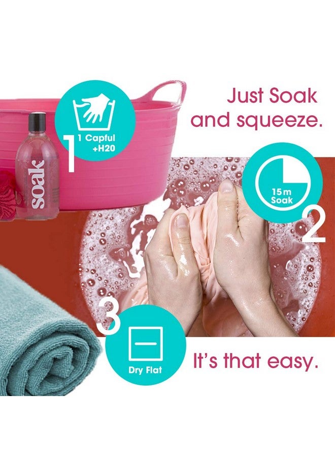 Soak Laundry Soap - No Rinse, Plant Derived Hand Wash Detergent - 375 ml / 12 fl. oz, 75+ Washes (Celebration) - Image 4