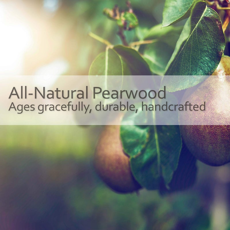 REDECKER Dust Brush with Goat Hair Bristles and Oiled Pearwood Handle, 13-3/8-Inches, Black with White Dot Goat Hair Dusters - Goat Hair Dusting Brush - Wood Duster Brush - Image 3