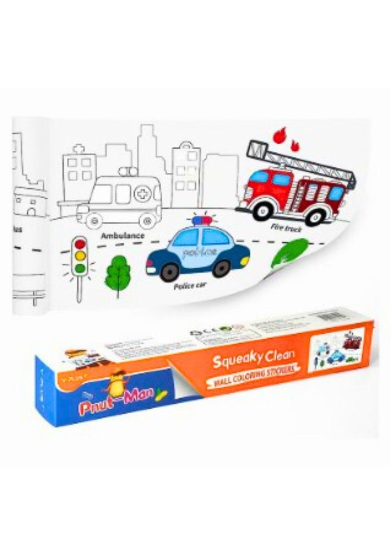 Y plus+ Squeaky Clean Sticky Wall Painting Stickers Set - Image 1