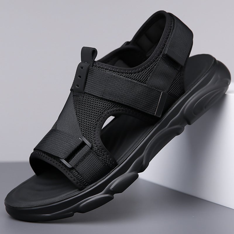 Sandals Men'S Sports Casual Shoes Sandals And Slippers Men'S Soft Sole Non-Slip All-Match Outerwear Roman Beach Shoes - Image 3
