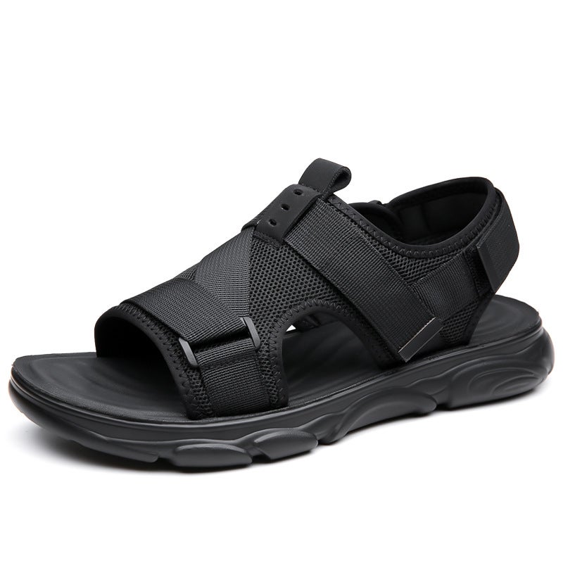 Sandals Men'S Sports Casual Shoes Sandals And Slippers Men'S Soft Sole Non-Slip All-Match Outerwear Roman Beach Shoes - Image 1