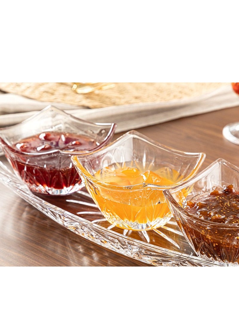 Snack Serving Tray set - Serving Dishes 3 Piece | Container Set - Image 4