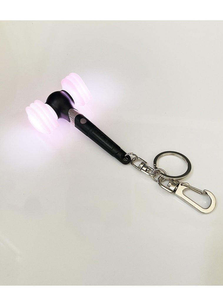 NIBEMINENT Kpop Blackpink Glowstick Light Keychain البسيطة عصا ضوء قلادة  - Image 3