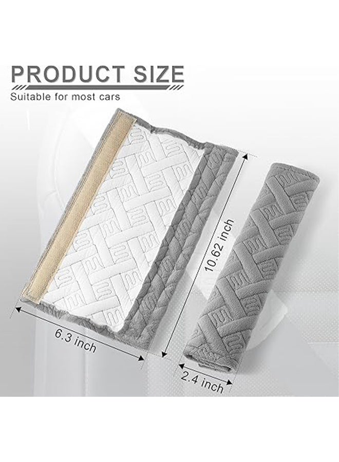 YJ Car Seatbelt Pad Cover, 2PCS Seat Belt Shoulder Strap Covers Harness Pad for Car/Bag, Automotive Parts, Car Seat Belt Cushions，helps Avoid Friction on Shoulder and Neck, Fits All Cars and Packs - Image 2