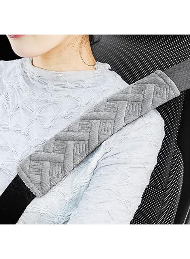 YJ Car Seatbelt Pad Cover, 2PCS Seat Belt Shoulder Strap Covers Harness Pad for Car/Bag, Automotive Parts, Car Seat Belt Cushions，helps Avoid Friction on Shoulder and Neck, Fits All Cars and Packs - Image 1