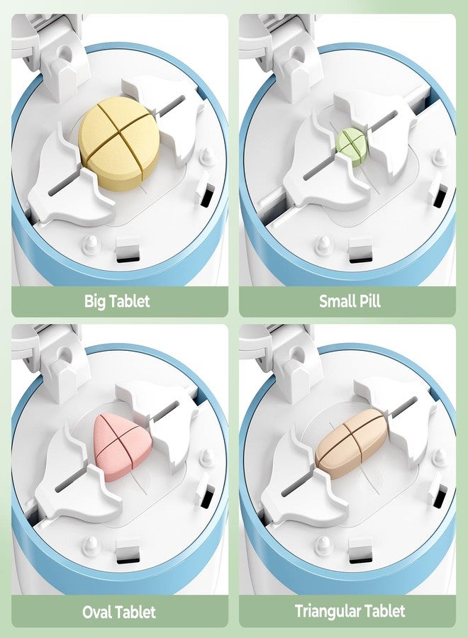 Daviky Pill Cutter 1/4, Adjustable Pill Cutter Splitter for Small and Tiny Pills with Accurate Alignment, Dual Safety Blades, Tablet Cutter for Small or Large Pills, Vitamins, Medication, Easy to Use - Image 5