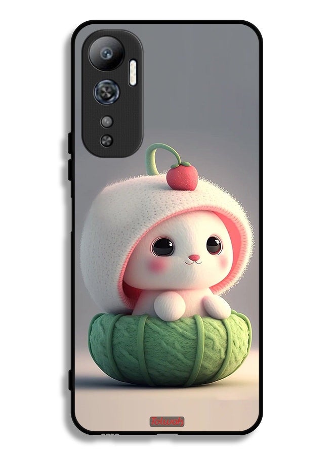 Tolwak Infinix Hot 20 4G Protective Case Cover Cute Little Rabbit - Image 2