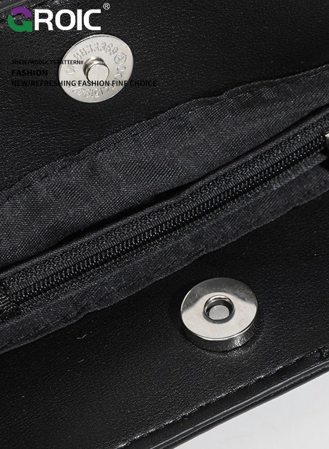 GROIC Women's Handbag,French Elegant Square Bag for Girl, Cute Hobo Tote Handbag Purse,Purses For Women - Image 5