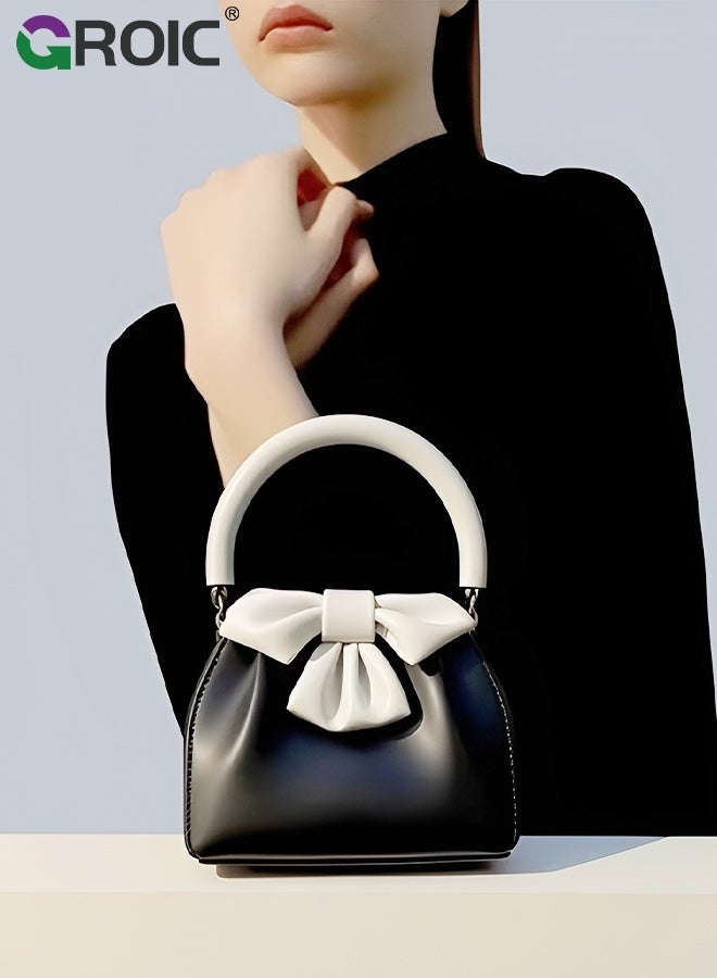 GROIC Women's Handbag,French Elegant Square Bag for Girl, Cute Hobo Tote Handbag Purse,Purses For Women - Image 1