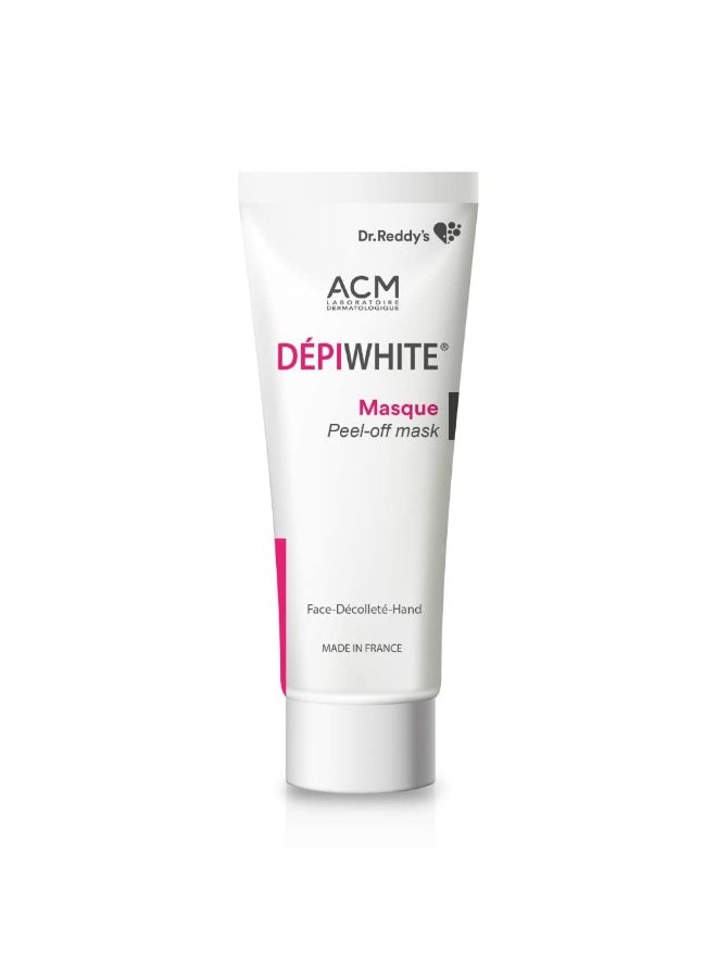 Dr. Reddy's Depiwhite Peel Off Masque | Contains Vitamin C and Kojic Acid | Helps in Reducing Hyperpigmentation | Gives Instant Glow | For Men and Women | 40ml - Image 1