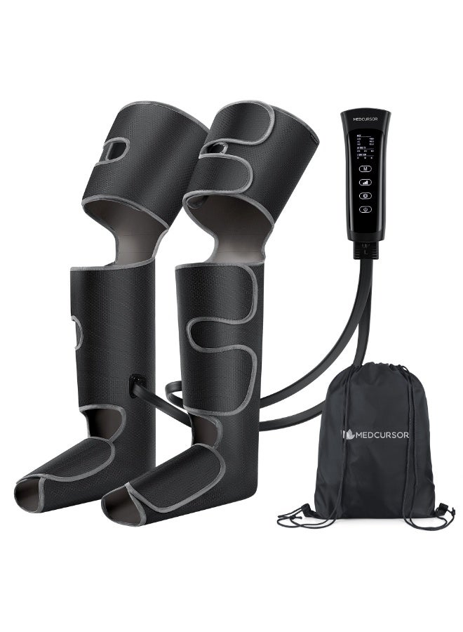 Medcursor Air Compression Foot Massager Promotes Blood Circulation, Relieves Fatigue & Relaxes Body and Mind Suitable for the Elderly & Young People The Perfect Gift for Parents and Loved Ones. Give Your Legs a Soothing and Relaxing Experience. - Image 1