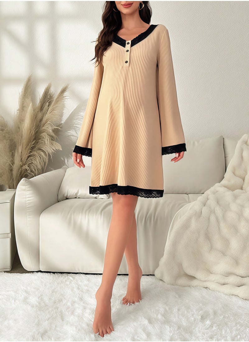 Generic - Celesta Women mother comfortable nightgown pregnant women's home and outer clothes - Image 1