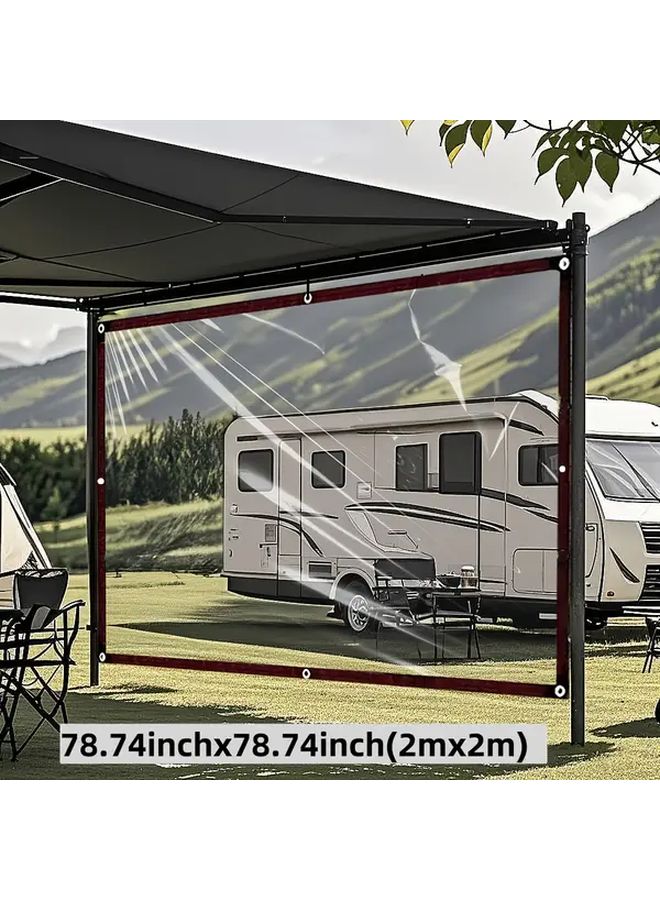 Heavy Duty RV Awning With Translucent Panels 118 11 Inch By 78 74 Inch Outdoor Canopy - Image 3