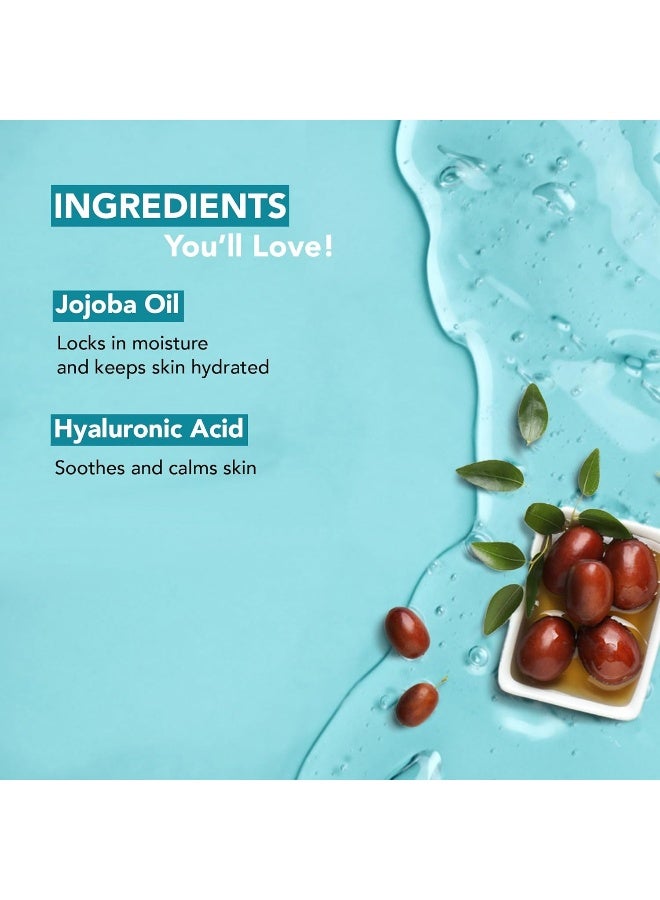 Botanic Hearth Jojoba & Hyaluronic Acid Body Wash Pack of 2 | 245ml Each | With Sea Butter & Sweet Almond Oil | Moisturizing Shower Gel | Sulfate & Paraben Free | For Women & Men - Image 4