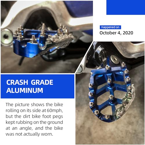 CHANGCHENG Dirt Bike Foot Pegs Motorcycle Footpegs Foot Pedals Rests CNC for Sur Ron Light Bee S/X Segway X260 X160 Talaria Sting MX3 MX4 Talaria XXX Taparia Black - Image 4