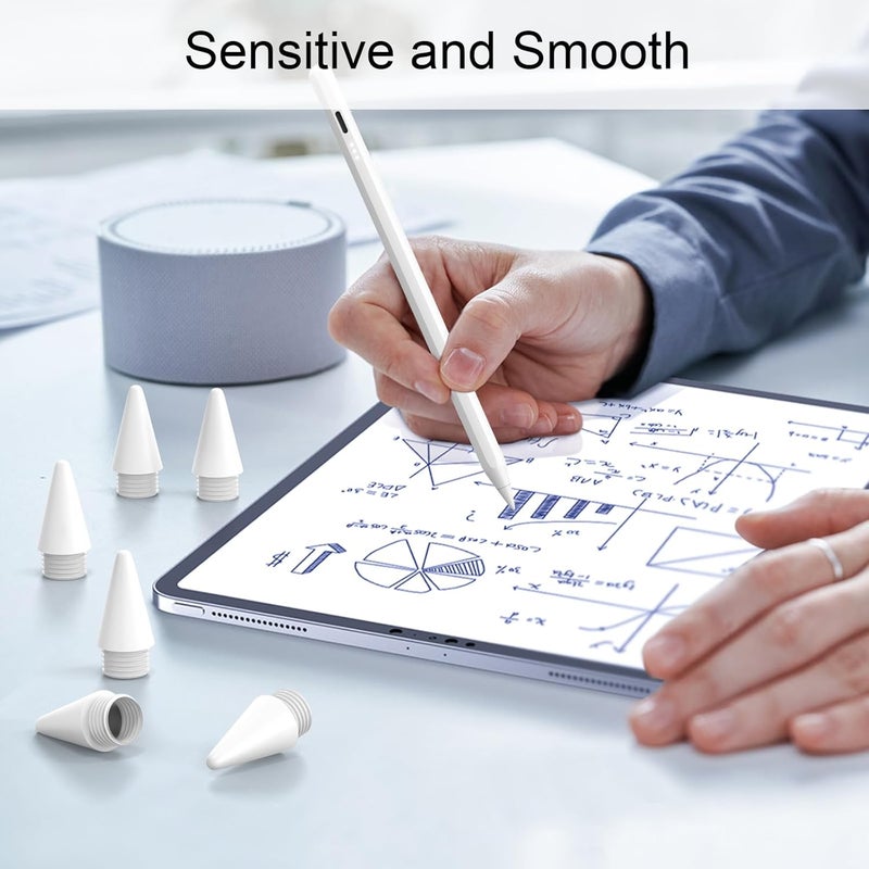 DIGIROOT 6 Pack Replacement Tips, Sensitive and Durable, Only Compatible with 13 mins Fast Charging Stylus - Image 3