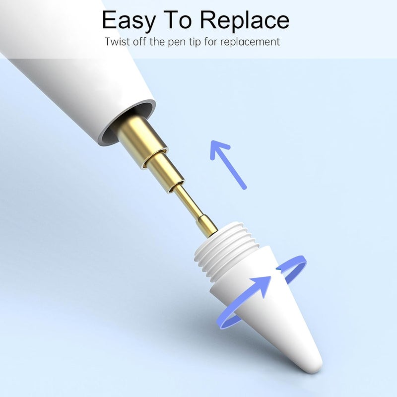DIGIROOT 6 Pack Replacement Tips, Sensitive and Durable, Only Compatible with 13 mins Fast Charging Stylus - Image 2