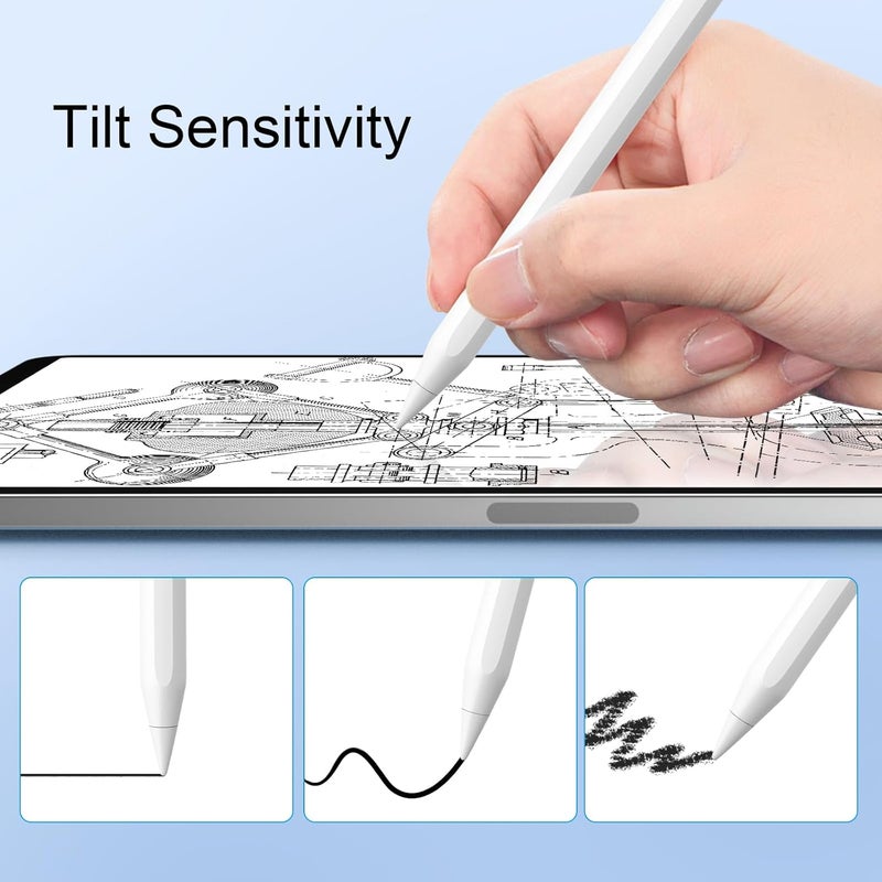 DIGIROOT 6 Pack Replacement Tips, Sensitive and Durable, Only Compatible with 13 mins Fast Charging Stylus - Image 5