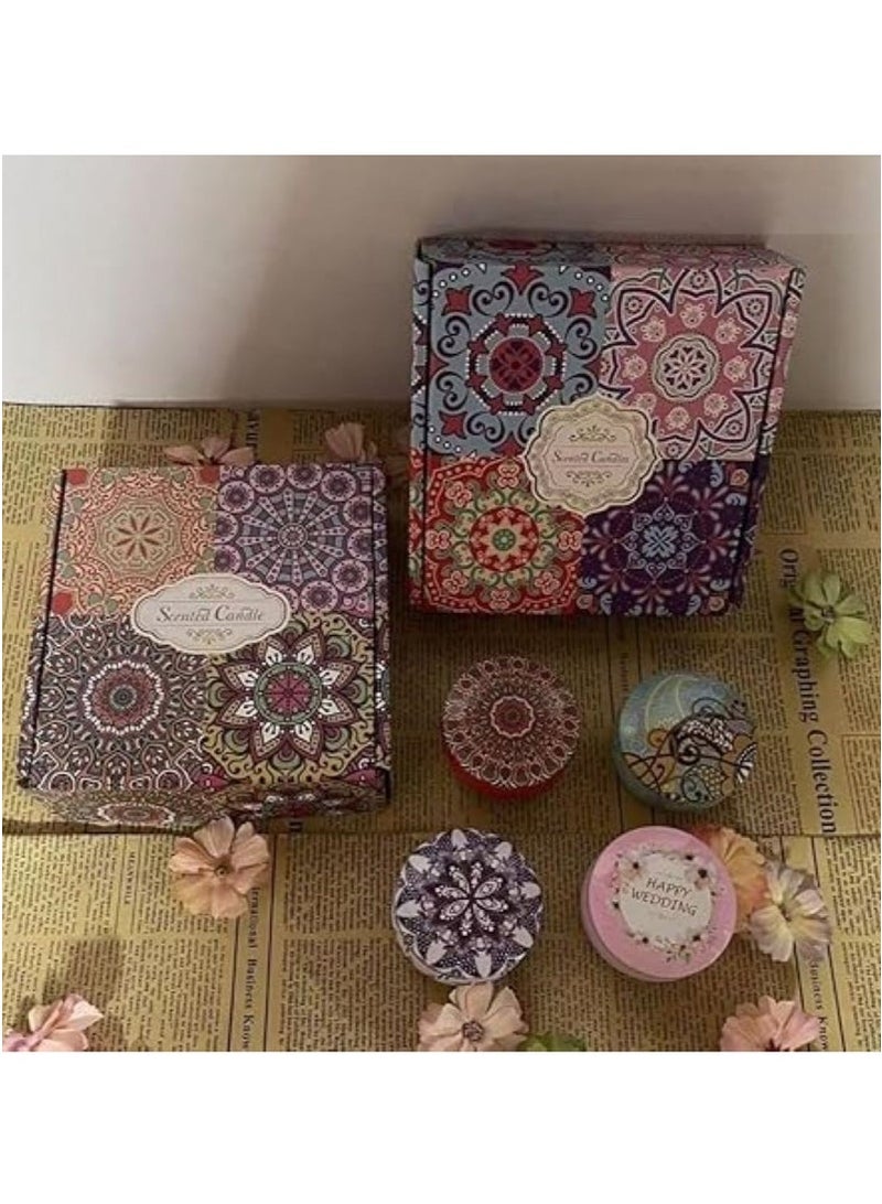 MIXDE Scented Candles Set,Aromatherapy Candle Smokeless with Natural Soy Wax,Candles for Aromatherapy, Bath, Yoga,18H Duration per Candle,Relaxing Stress Relief Aroma Home Best Gift for Women,9pcs - Image 2