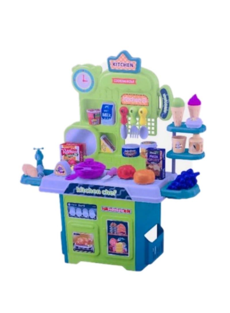 Master Chef Kids Kitchen Playset with Accessories – Pretend Cooking Toy
