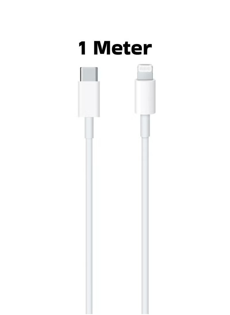 TIGER iPhone Charger 20W USB-C Dual Port Power Adapter – iPhone Fast Charger with Type-C to Lightning Cable 1 Meter, White | USB-C Wall Fast Charger Compatible with All iPhone Models (iPhone 12, 13, 14, 15, and more)  - Image 2