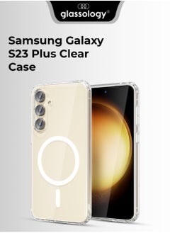 glassology Galaxy S23 Plus Silicone Clear Case Ultra Slim & Protective Design with Superior Camera Protection Bump Back Cover Case  - Image 1
