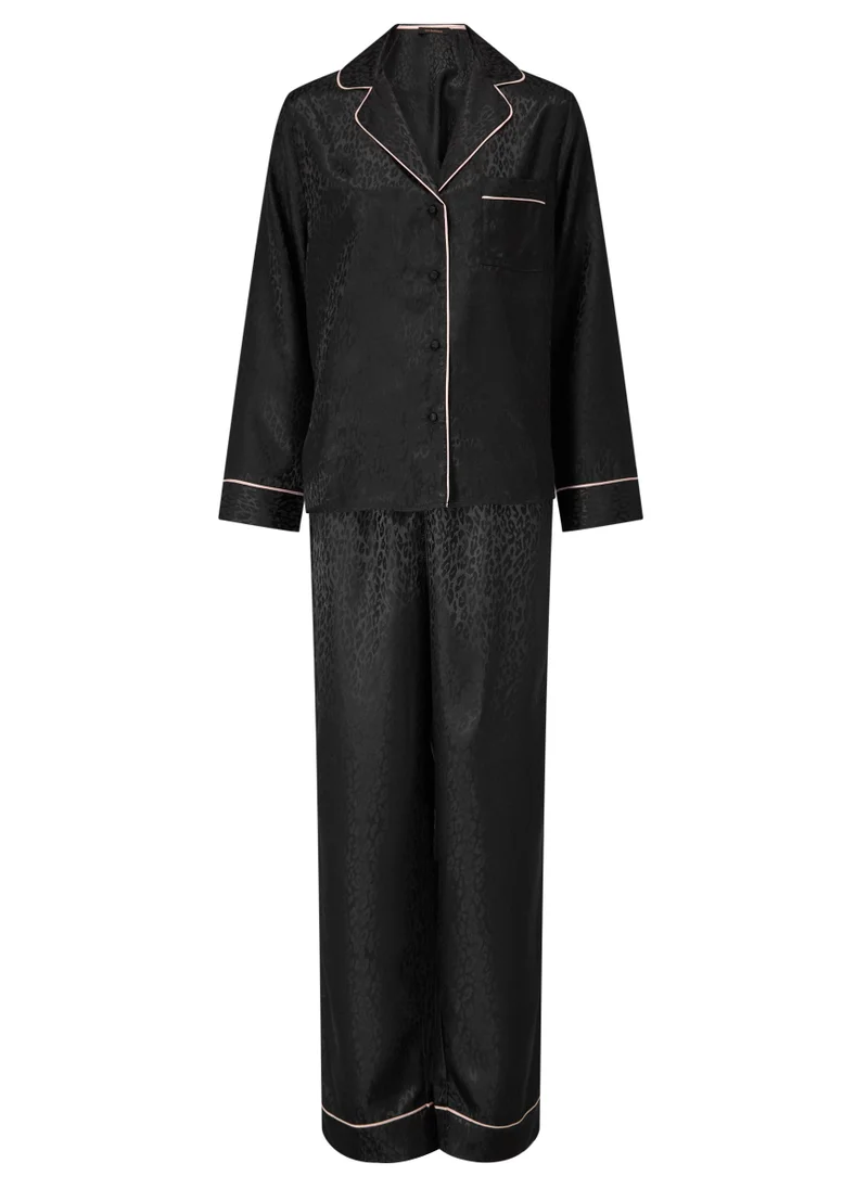 Ann Summers Ann Summers Signature Satin Long All Over Satin Pj Set