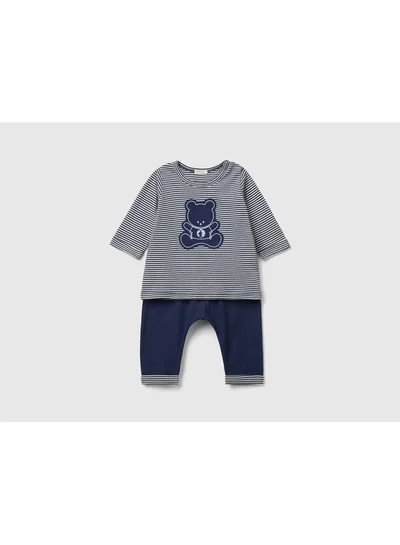UNITED COLORS OF BENETTON Set In 100% Organic Cotton