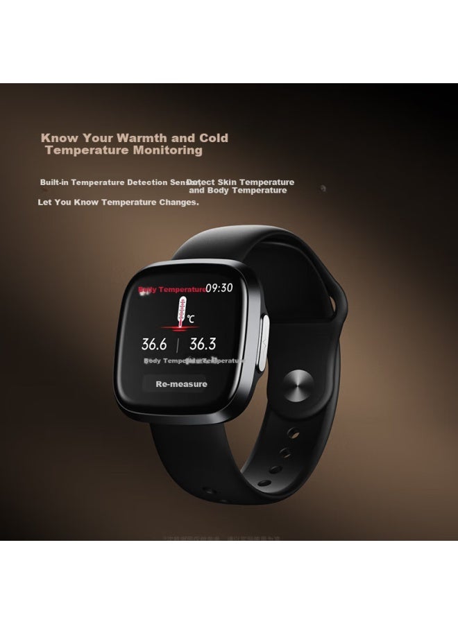 Dido G28S Pro Smartwatch For Blood Pressure And Blood Sugar Monitoring, Ecg Risk Assessment, Exercise Management, Blood Oxygen, Heart Rate, Body Temperature, Sleep Health Tracking For Men And Women, Middle-Aged And Elderly - Image 5
