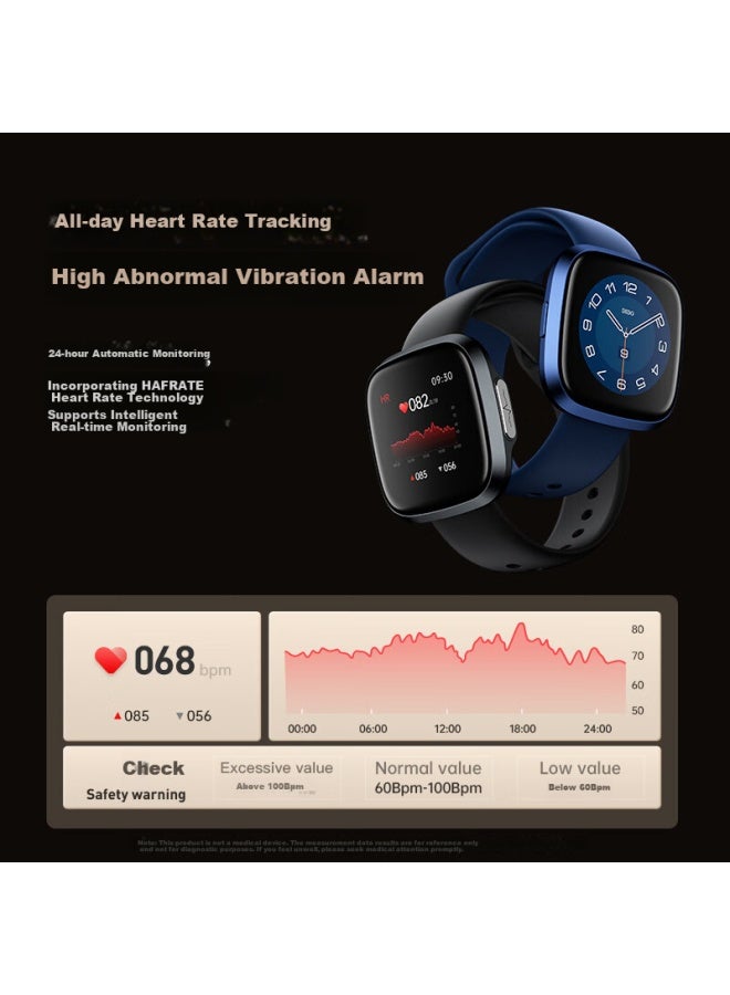 Dido G28S Pro Smartwatch For Blood Pressure And Blood Sugar Monitoring, Ecg Risk Assessment, Exercise Management, Blood Oxygen, Heart Rate, Body Temperature, Sleep Health Tracking For Men And Women, Middle-Aged And Elderly - Image 3