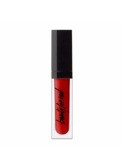 Beauty For Real Lip Cream + Color, Really Red - Classic Red - High-Pigment, Long-Wear, Moisturizing Formula - Cupuacu Butter, Organic Neroli & Mandarin Oil - With Mirror & LED Light - 0.15 fl oz  - Image 1