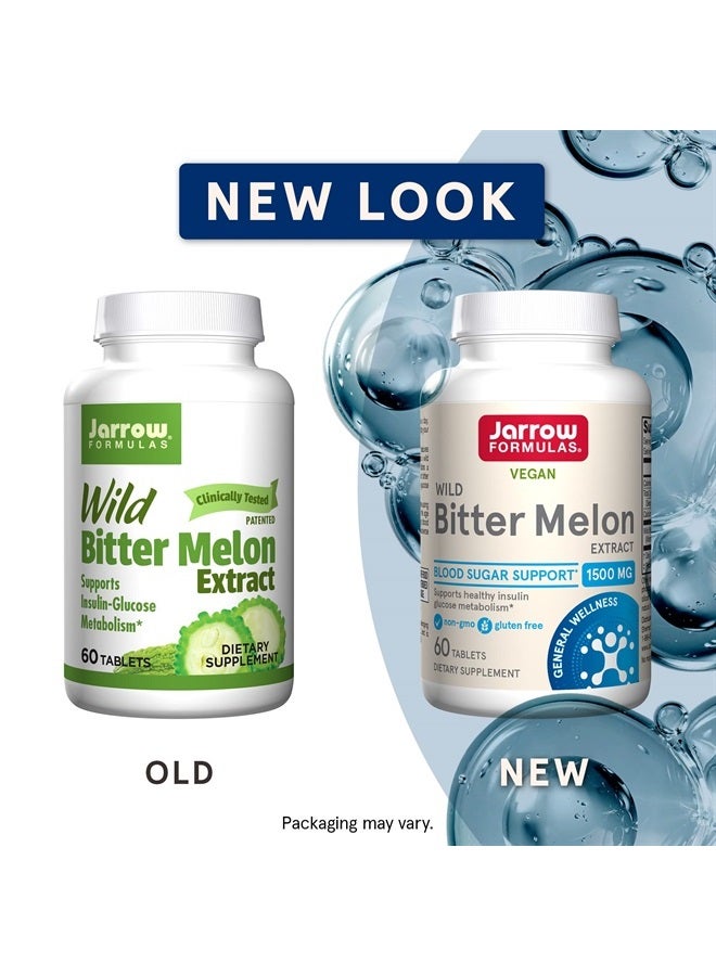jarrow formulas Wild Bitter Melon Extract 1500 mg - 60 Tablets - Patented & Clinically Tested - Dietary Supplement Supports Insulin-Glucose Metabolism - 30 Servings - Image 2