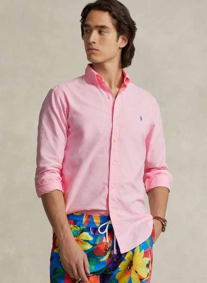 POLO RALPH LAUREN Custom Fit Garment-Dyed Oxford Shirt