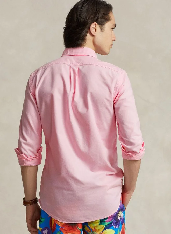 POLO RALPH LAUREN Custom Fit Garment-Dyed Oxford Shirt