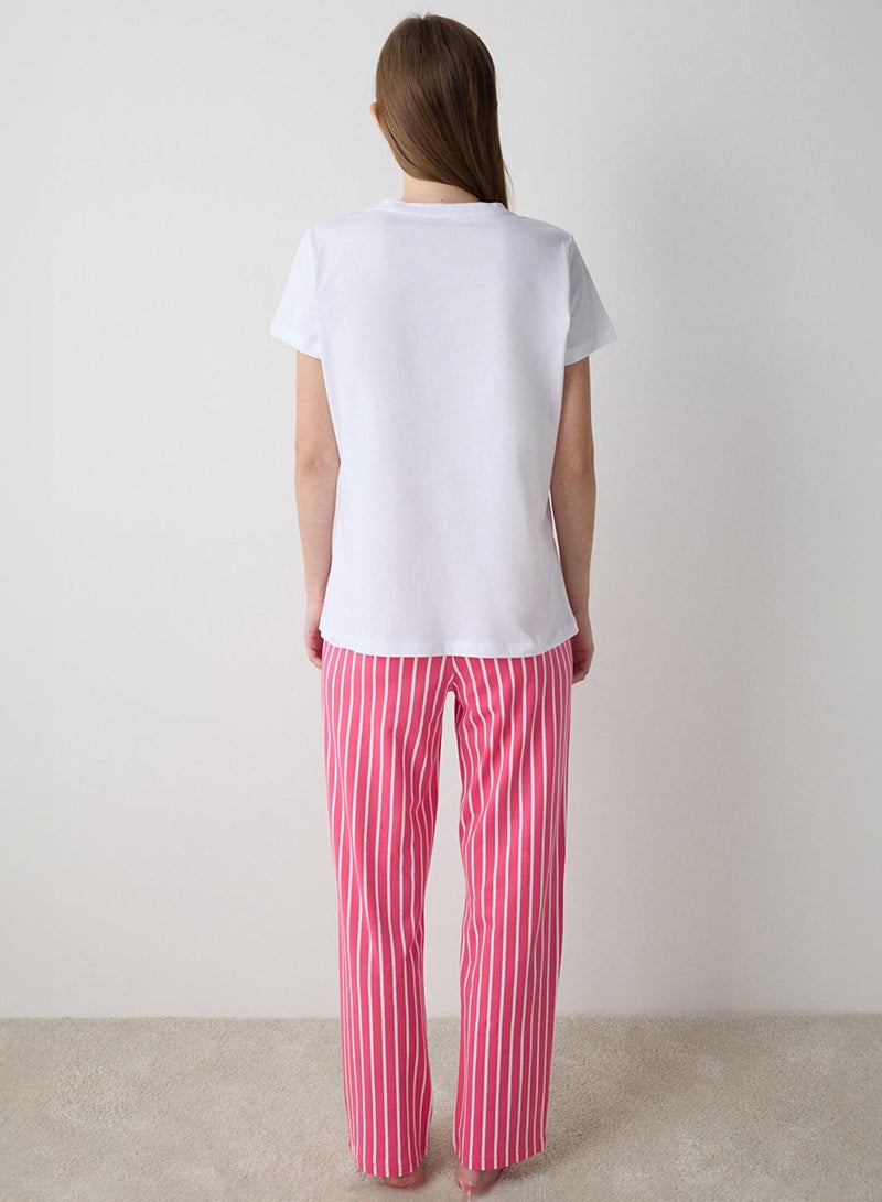 بنتي طقم بيجامة قطنية مناسب دائمًا - Image 4