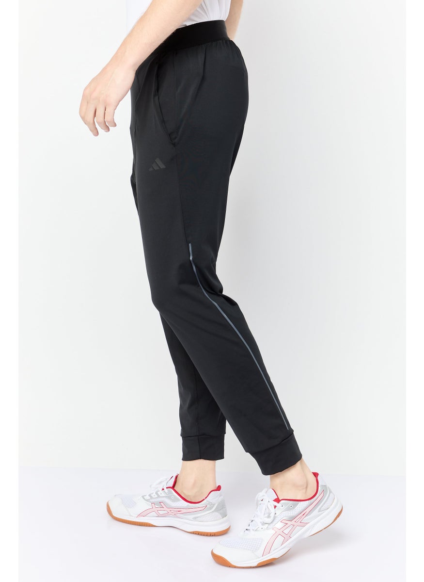 Adidas Men Sportswear Fit Yoga Pants, Black  - Image 3
