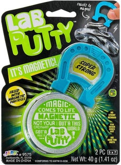 Lab Putty Magnetic Slime With Magnet Included (1 Unit ) By Jaru. Magnetic Toy With Best Thinking Smart Crazy Stress Putty With Tin Sensory Toy Stress Relief Party Favor Toy 95751A
