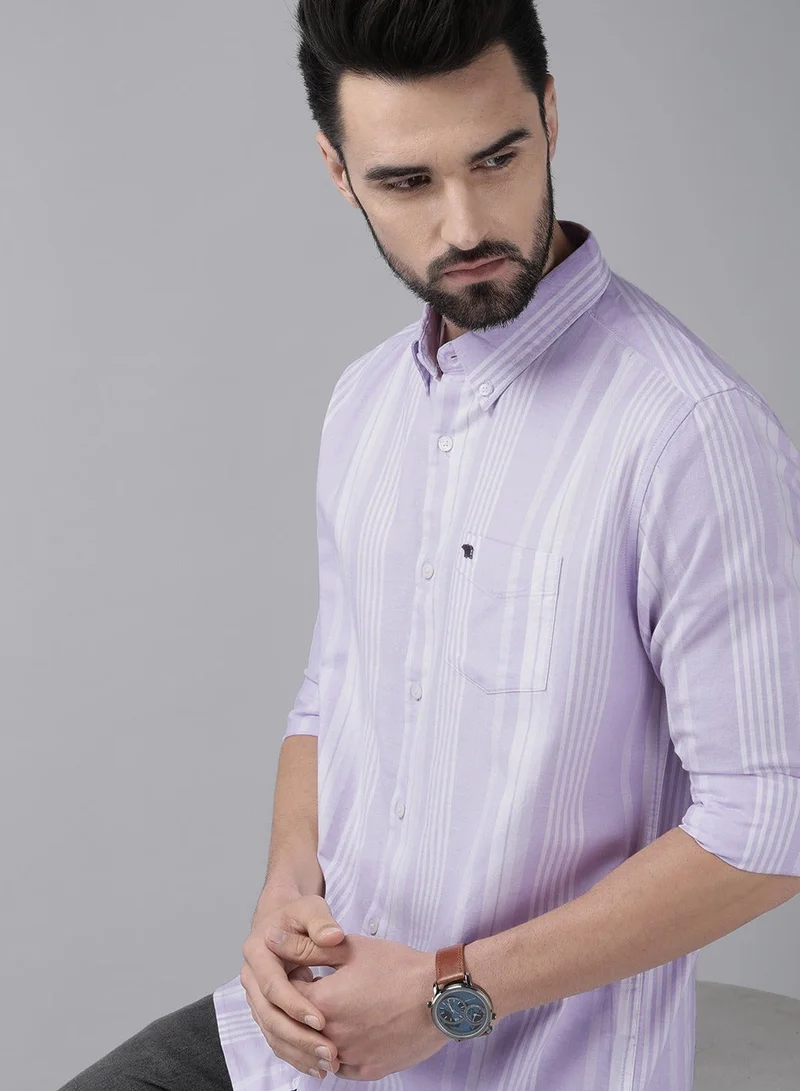 The Bear House  Men's Cotton Shirt | Casual & Formal Long Sleeve Slim Fit | Classic Button-Down, Office & Everyday Wear, Comfortable & Breathable Fabric for Men | Best Price UAE
