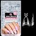 UNA GELLA Gel Nail Tips Almond Shape: 504pcs Medium Almond Nail Tips Half Cover Upgrade Soft Gel Matte Design for DIY Press On Nails Acrylic False Nails Tips 12 Sizes - Image 2