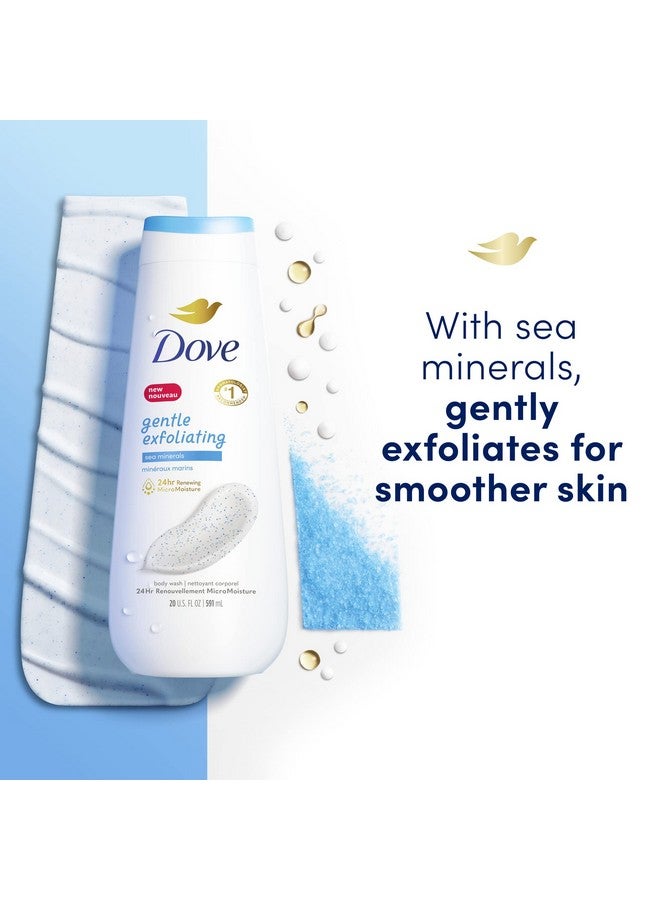دوف غسول الجسم المقشر اللطيف من دوف لبشرة متجددة وصحية المظهر، مقشر الجسم اللطيف بالمعادن البحرية يغذي البشرة وينعشها 325 مل - Image 5