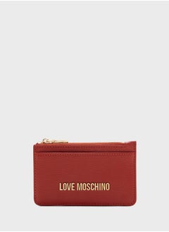 Love Moschino Logo Detailed Zip Over Wallet  - Image 1