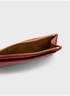 Love Moschino Logo Detailed Zip Over Wallet  - Image 2