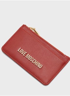 Love Moschino Logo Detailed Zip Over Wallet  - Image 4
