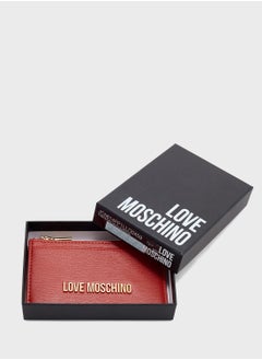Love Moschino Logo Detailed Zip Over Wallet  - Image 5